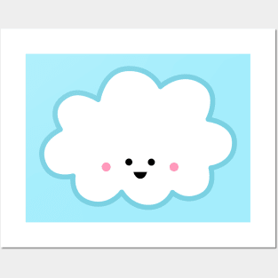 Puffy Little Cloud | by queenie's cards Posters and Art